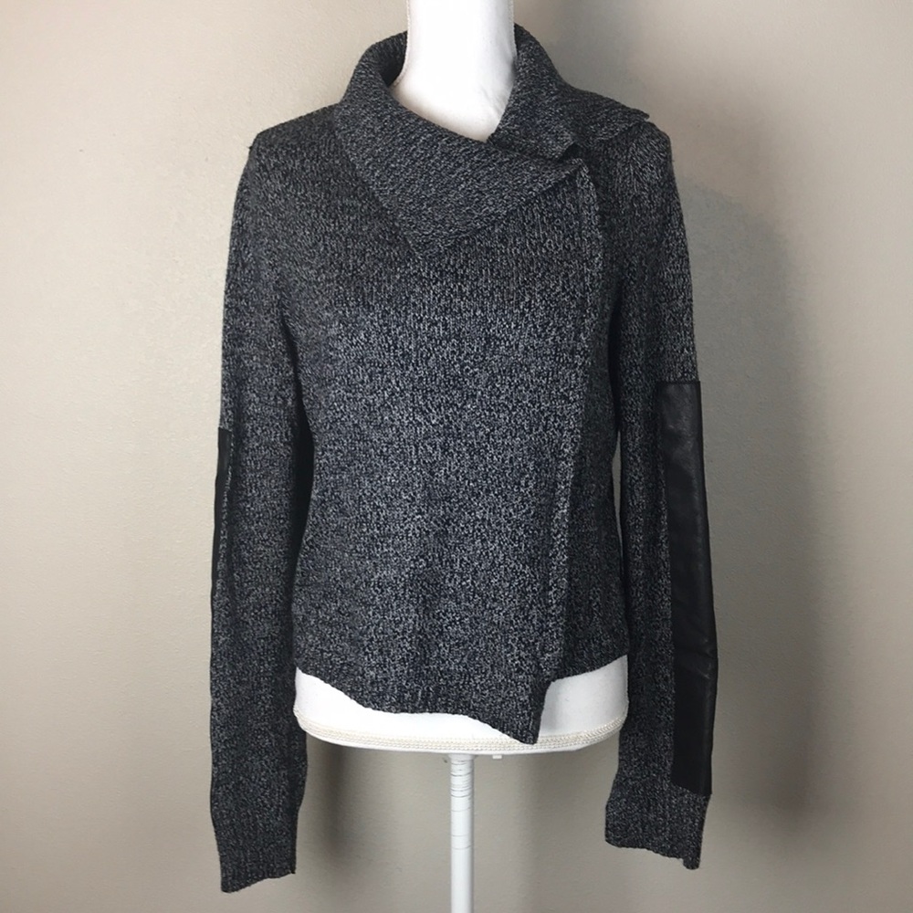 BCBG MAXAZRIA Asymmetrical Zip Jacket